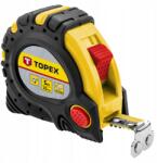 TOPEX Tekercses acél mérőszalag 5m x 25mm Topex mágnessel (METRÓWKA MIARKA ZWIJANA 5m Z BLOKADĄ)