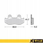 Prox Fékbetétek KH323 Yamaha Yfz 450R '09-19 Hátsó