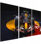 BELATONI 3 részes Max Verstappen Red Bull Racing Formula 1 falikép, triptichon, 40x90 cm (Max Verstappen Bolid 2026)