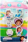  Gabby's Dollhouse radír 6 db-os Macskaház Gabi Ajándék (322554)