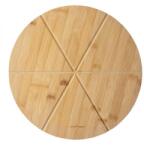 Altom Design Pizza vágódeszka / tálaló bambuszfából - 33x1, 5 cm (IMO-ALT-020602077-325729)