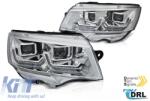  Tuning fényszóró szett VW T6.1-hez 2020-tól, króm belsővel, bal és jobb (ABHV6021439)