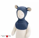 ManyMonths Cagulă ManyMonths Teddy lână merinos - Moondust Blue