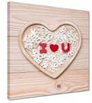 ZeSmakiem Vászonkép 30x30 Nőnap Ajándék Love (H3738M_PC1AI_30x30cm)