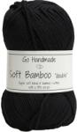  Fonal Go Handmade Soft Bamboo "double" 17776 fekete (053943)