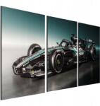 BELATONI Mercedes-AMG Formula 1 versenyautó kép, 3 részes triptichon, 40x90 cm (Mercedes-AMG 2026)