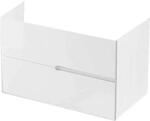 Fluminia Toledo Masca lavoar baie suspendata cu 2 sertare 80x46xH51 cm, alb lucios (TOLEDO82-BL-GW-L)