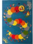 Delta Carpet Covor Dreptunghiular pentru Copii, 200 x 300 cm, Albastru, Kolibri Model Omida 11057 (KOLIBRI-11057-140-23) Covor