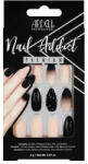 Ardell Nail Addict Black Stud y Pink Ombre False Nails