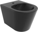 Erga Vento, fali bidé 485x360x320 mm, matt fekete, ERG-V03-VENTO-BD-BK (ERG-V03-VENTO-BD-BK)