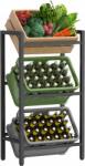 SONGMICS Tárolószekrény fém Songmics 116, 1 x 55 x 36 cm max 150 kg polconként (BSC353B01)