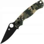 Spyderco Para Military 2 zsebkés 8, 7 cm, Cpm S45VN, DLC, G10 terepmintás (C81GPCMOBK2)