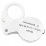 Verk Group Ékszer Nagyító 40x Zseb Összecsukható 25mm Led 9 Led (5907451387085)