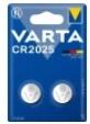 VARTA Lítium gombelem Varta CR2025 3V 2 db bliszter DL2025 ECR2025 (6025101402)