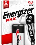 Energizer 1 X Energizer Akkumulátor Max 9V 6LR61 6F22 Erősített Háztartási Érzékelő Riasztókhoz (6LR61)