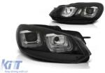 OSRAM LED hátsó lámpa szett VW Golf VI 2008-2013, piros-fehér alap, bal és jobb (ABTLV6021186)