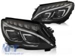  Fényszórók TRUE DRL fekete MERCEDES W205 14-18 (TTHM6030470)