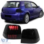 KITT Lightning Fényszóró LED DRL VW Golf IV 4 Cabriolet ferdehátú Variant (09.1997-09.2003) Fekete (HLVWG4BLED)