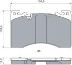 Bosch Set placute frana BOSCH 0 986 460 471 (0 986 460 471)