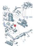 Original Vw Group Conector teava, sistem de esapament ORIGINAL VW GROUP 1K0253725F (1K0253725F)