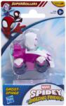 Hasbro Figurina Ghost-Spider cu vehicul Marvel Super Rollers, 5, 5 cm (G3690) Figurina