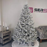 Sersimo Brad artificial nins 3D Sersimo Viena Deluxe, 230 cm, suport metalic (U-Viena-Snow-230)