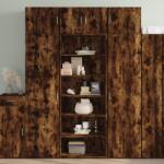 vidaXL Dulap înalt stejar fumuriu 70x41x185 cm din lemn prelucrat (3281691) Comoda