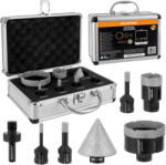Bigstren Set 7 carote diamantate Bigstren pentru gresie, granit si beton (18776)