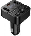 hoco. Modulator FM Bluetooth Hoco E87, 2 x USB-A - 1 x USB-C, Negru (mod/hoc/e87/2x)