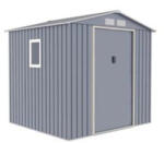  Nort Metalshed Menorca kerti-fém tároló ház 2, 14 x 2, 05 x 1, 94 m szürke