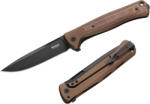 lionSTEEL SKINNY SK01A EB ALUMINIUM / Könnyű zsebkés hagyományos formákkal, fekete pengével - barna (LION0276)