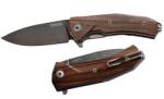 lionSTEEL KUR BST / Nagyon robusztus zsebkés Sleipner pengével, PVD + kőmosással bevonva (LION0235)