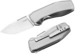 lionSTEEL N. ONE N1 GY / Összecsukható kés övcsipesszel csavarok és szegecsek nélkül - szürke (LION0281)