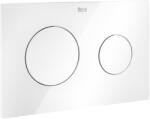 Roca Duplo One PL10 nyomólap, fényes fehér A890189000 (A890189000)