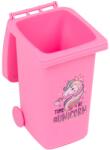 OffLimits Cutie mini tomberon roz Unicorn, DecorCasa, 9.7 x 7 x 14 cm