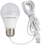 Esperanza Bec cu LED lumina calda, alimentare la USB, 5W, lungime cablu 2.5m