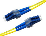 LinkEasy LCU-LCU-SM-5M-D Duplex optikai patch kábel 4x LC/UPC csatlakozóval 3mm duplex core 9/125 LSZH 5m (LCU-LCU-SM-5M-D) - digital24