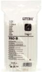 RAPID Batoane lipici Rapid PRO-B albe pentru aplicatii sanitare si cabluri, O12 190 mm, baza EVA, 1 kg, compatibile EG320, EG340 si EG360 PRO 40302803 (40302803)