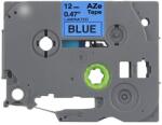 AIMO Banda laminata compatibila Brother TZe-531, 12 mm, negru pe albastru, pentru documente, bunuri si organizare profesionala (AZe-531)