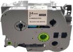 AIMO Banda laminata compatibila Brother TZe-251, 24 mm, negru pe alb, pentru semnalizare, identificare active si aplicatii industriale (AZe-251)