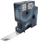 AIMO Etichete din poliester compatibile DYMO Rhino 19 mm negru pe argintiu metalizat pentru echipamente industriale, componente tehnice si gestionarea activelor 18487 (A18487)
