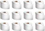 DYMO Set 12 role etichete DYMO LabelWriter albe 41 89 mm pentru ecusoane cu nume, vizitatori si evenimente 2234183 (2234183)