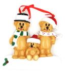 Gift Design Mágneses dekoráció - Ursulescu mackó család (CRGDXMASDEC-FU3)