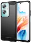 MOFI Husă de protecție din silicon pentru telefon Oppo A79 MOFI, rezistentă la șocuri, cu model carbon, NEGRU (GP-153739)