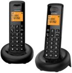 Alcatel Telefon ALCATEL E160 DUO fără fir, DECT, NEGRU (E160 DUO)