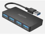 Approx USB HUB - USB3.0 4in1 HUB (4db USB3.0) Fekete APPC49V2 (APPC49V2)