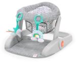 Bright Starts Scaun de învățare cu jucării pregătite pentru călătorie Learn-to-Sit Grey, 4m+ (AGS17722-091) Sezlong balansoar bebelusi