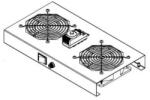 Legrand EC2VW 2 ventilátoros tetőventilátor és termosztát készlet Evoline fali szekrényhez (EC2VW) - prodots