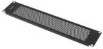 Lanberg AK-1412-B 19" 2U fekete fém hálós/perforált vakpanel (AK-1412-B) - prodots