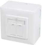 LogiLink PRIZA RJ-45 aplicabila cu 2 iesiri | PRIZA RJ-45 incastrabila cu 2 iesiri LOGILINK pt. cablu FTP, Cat6, Krone (LSA) x 2 | RJ-45 (M) x 2, ecranat, plastic cu metal, 1 buc, "NP0039A (L1-NP0039A)